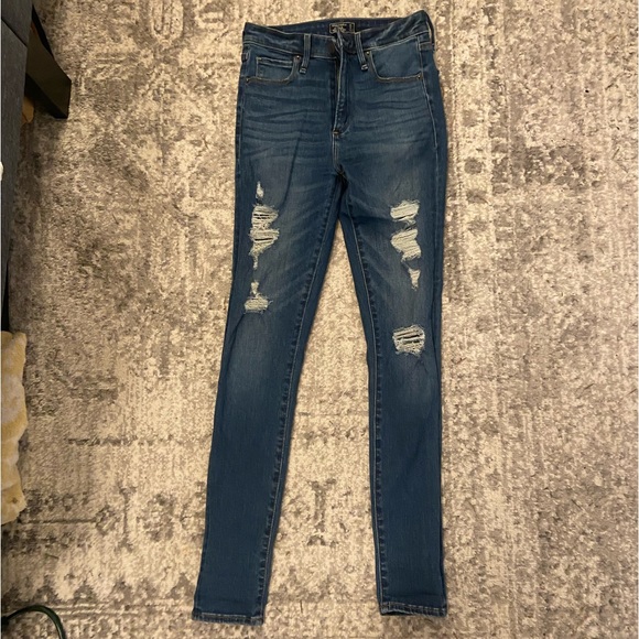 Abercrombie and Fitch high rise skinny jeans. Size 25 - Picture 4 of 4